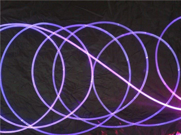 Side Emitting Fiber Optic Lighting For Pool